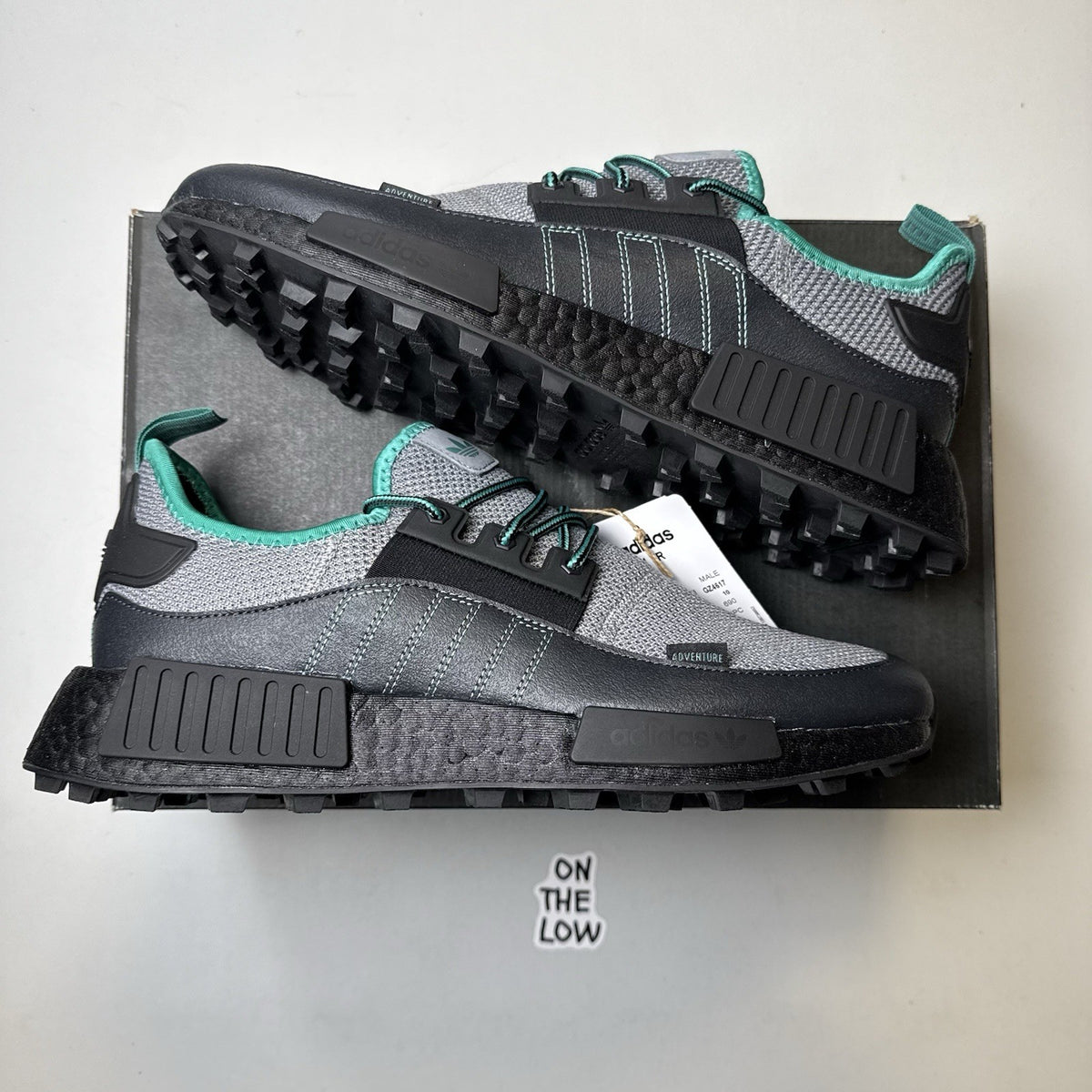 Adidas NMD R1 Trail Hiking/Running Shoes Grey/Blue Shoes | NEW | Size 11 Mens