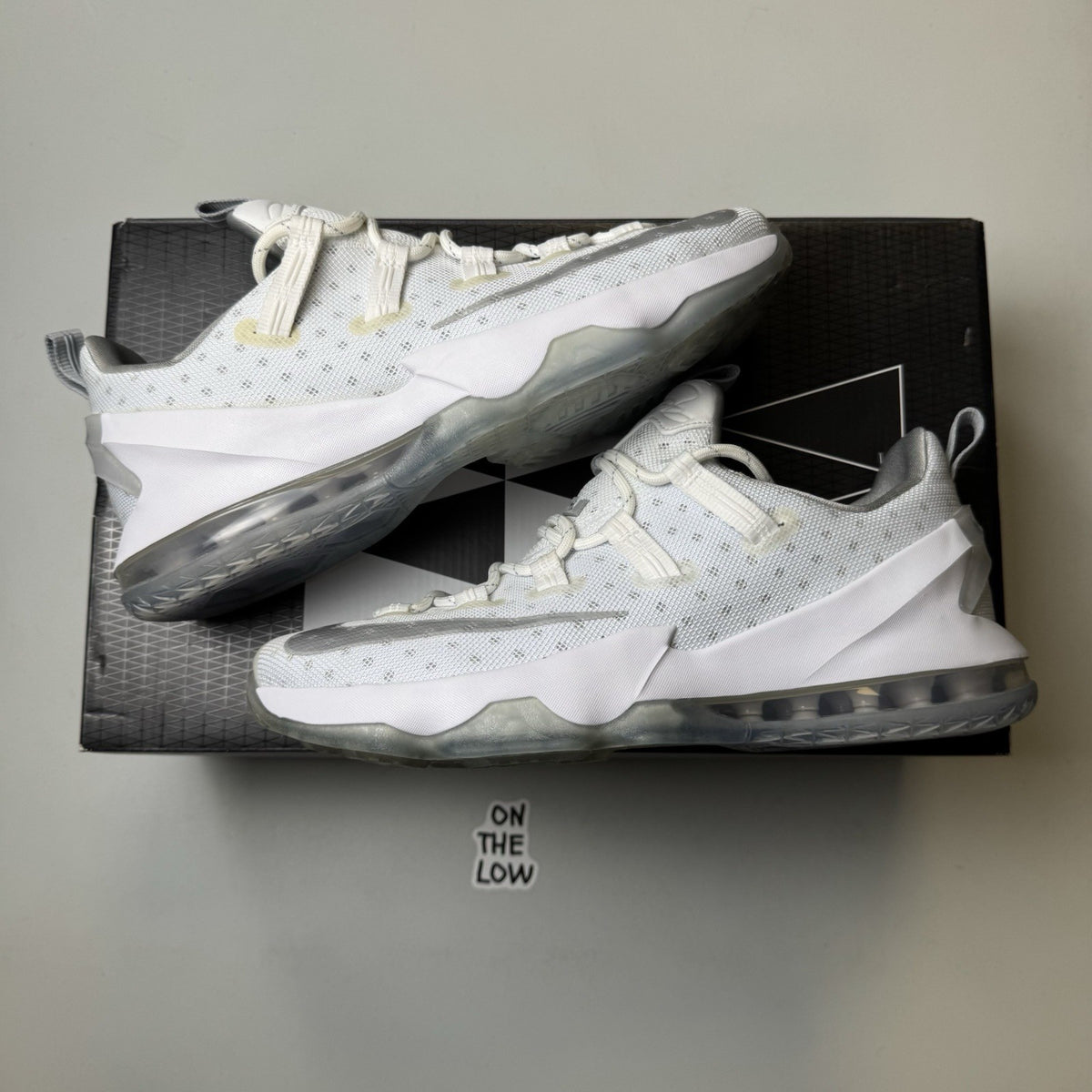 Nike LeBron 13 Low Metallic Silver | 831925-100 | NEW | Size 10 Mens