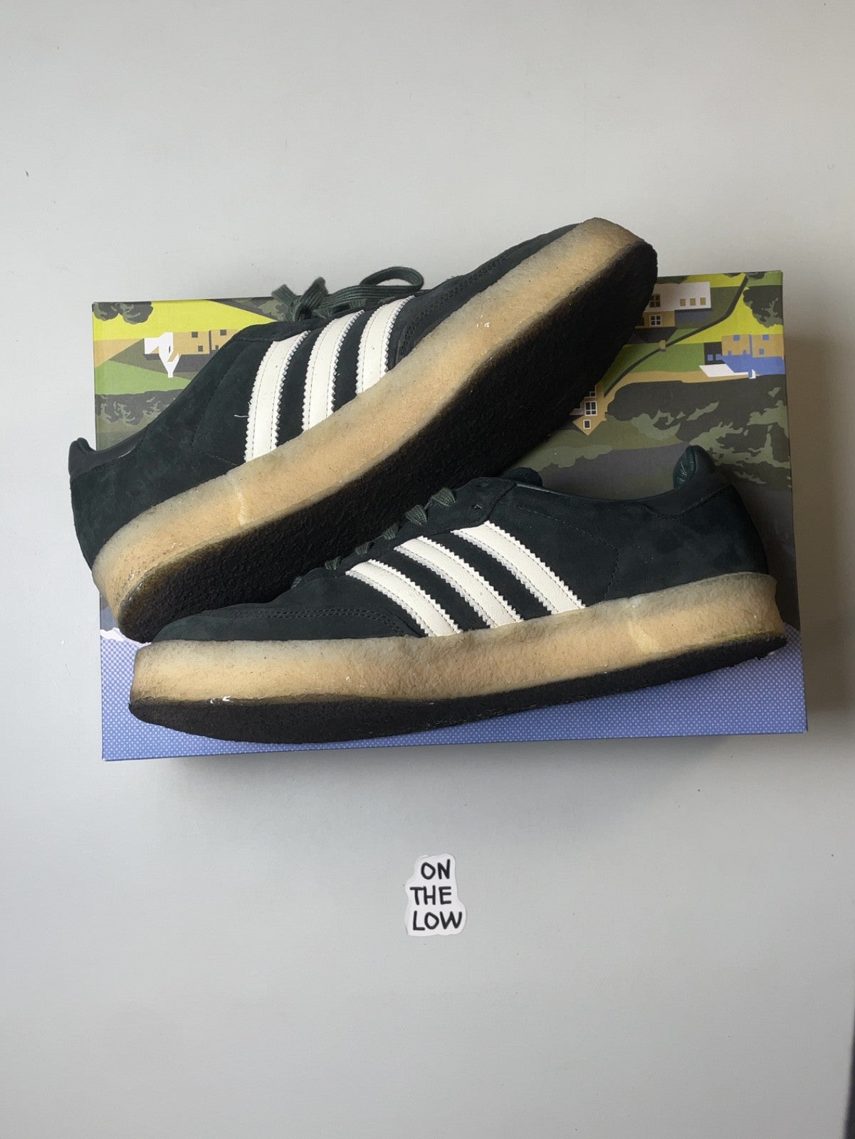 adidas Clarks 8th Street Samba Ronnie Fieg Shadow Green | ID7299 | Size 11 M US