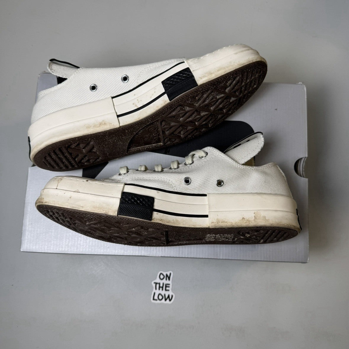 Converse DRKSTR Chuck Taylor x Rick Owens DRKSHDW White | A00134C | Size 7.5 men
