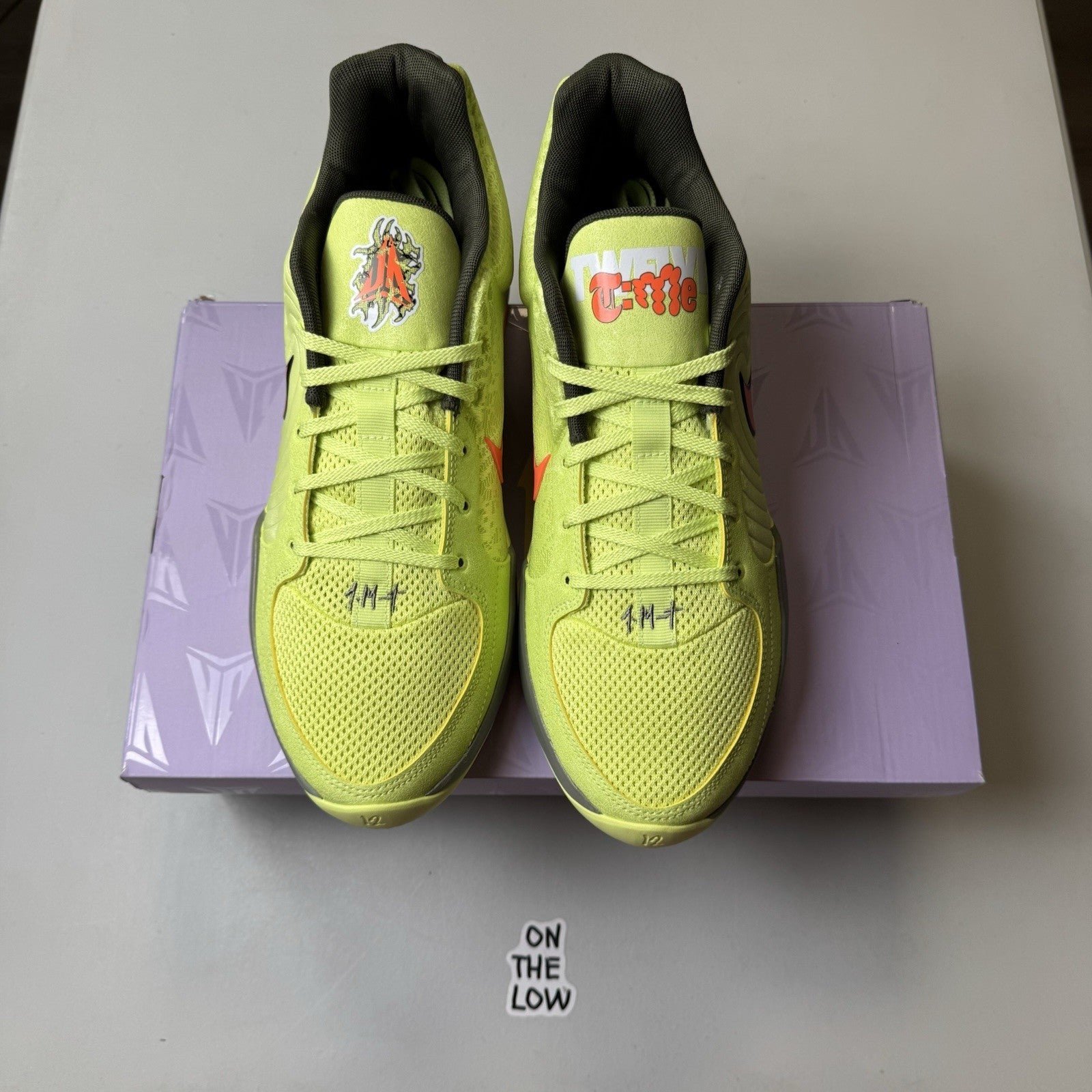 Nike JA 2 Twelve Time Lemon Twist Neon Grey |  FD7328 701 | NEW | Size 13 Mens