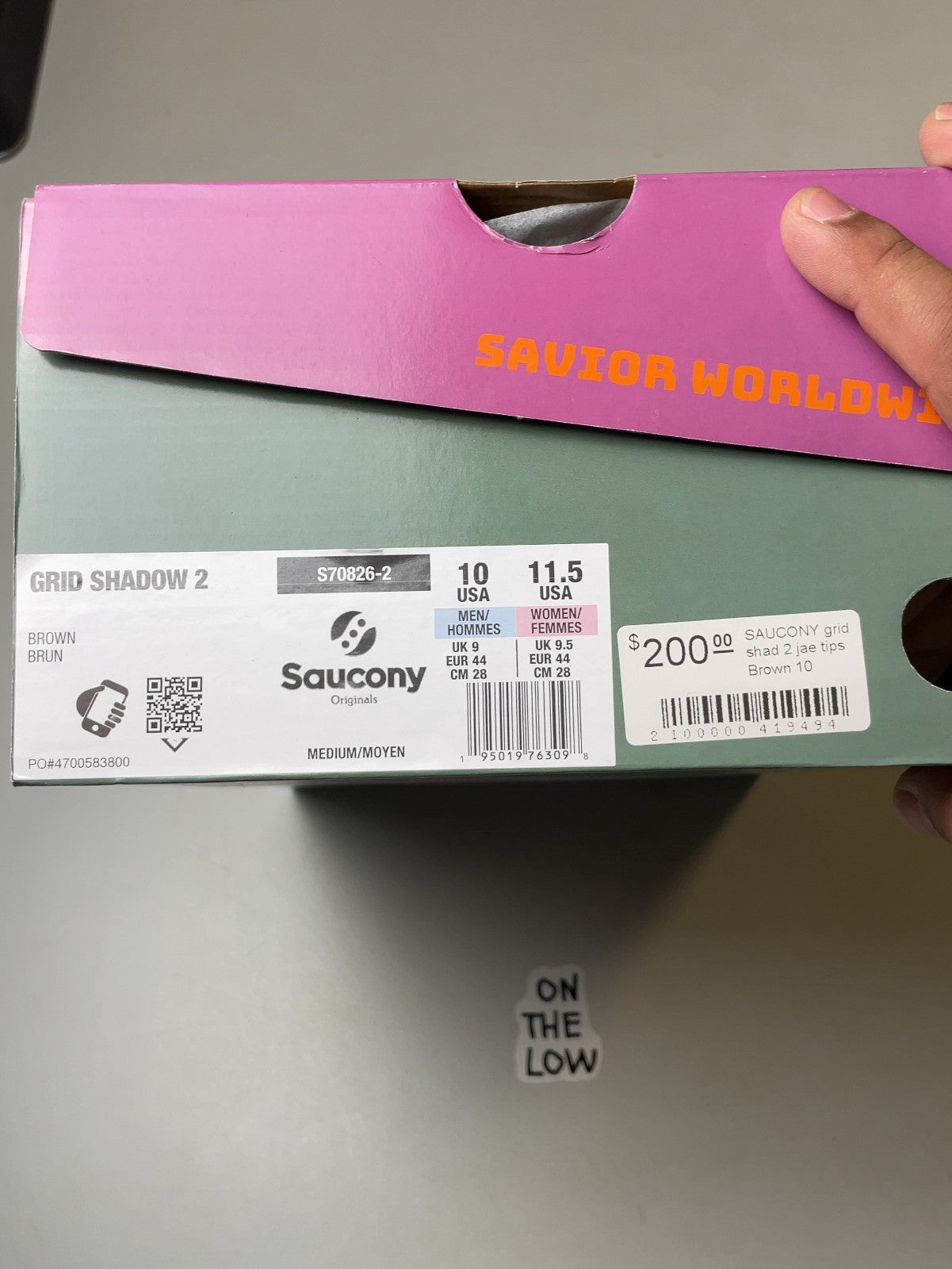 Jae Tips Saucony Grid 2 Whats The Occasion Wear To The Party | S708262 | size 10