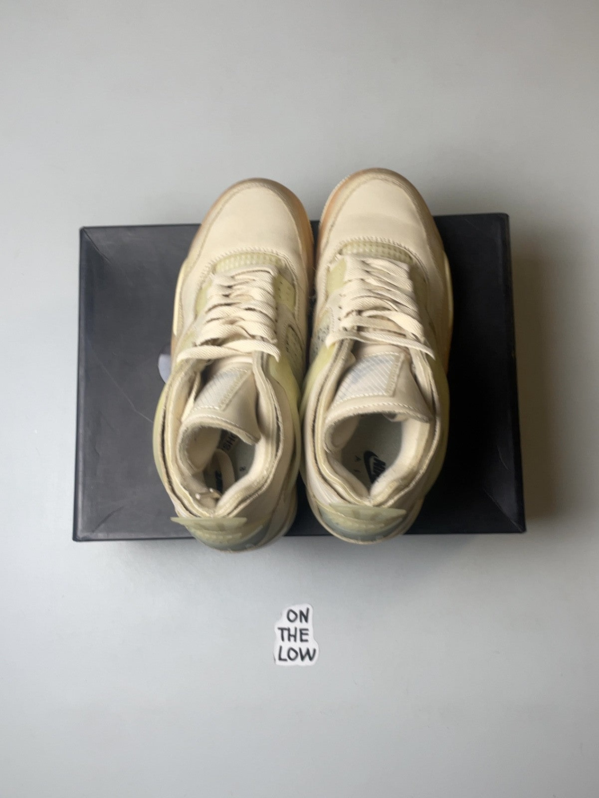 Air Jordan 4 Retro Off-White Sail (Women's) | CV9388-100 | Size 7.5W / 6M