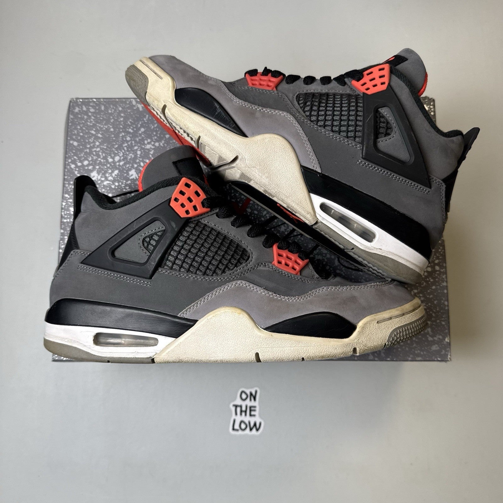 Nike Air Jordan 4 Retro Infrared 23 Grey | DH6927 061 | Size 9 Mens US