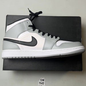 Air Jordan 1 Mid Light Smoke Grey | 554724-092 | Size 9 Men's US *READ DESC*