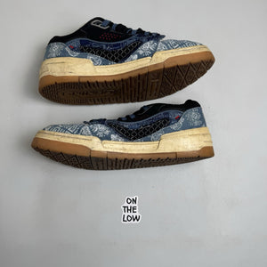 Li-Ning 001 BTC Blue Denim Skate Shoe  | AGCS021-1 | Size 10 Mens