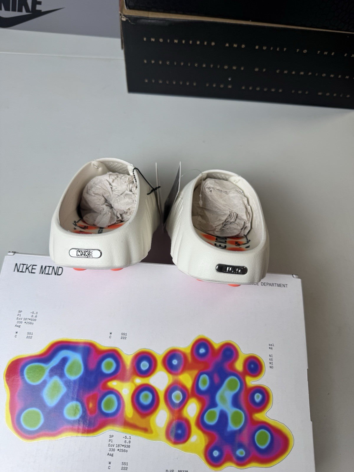 Womens Nike Mind 001 Sail Pregame Slides Mule  NEW | HQ4309-100 | size 5W-9W