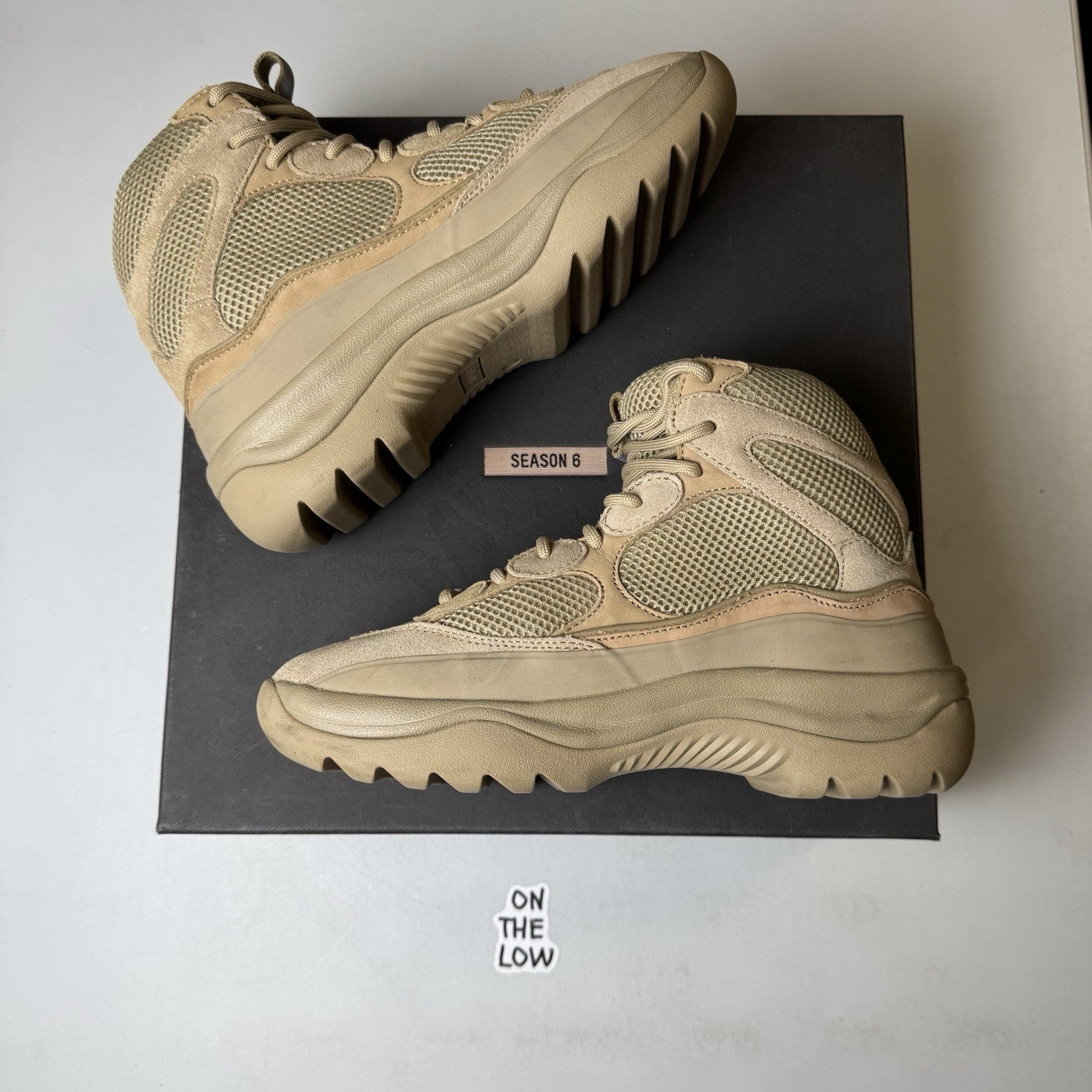 Adidas Yeezy Desert Boot Season 6  Taupe |YZ6MF6003.214 | Size 41 EU / 8.5Mens