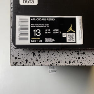 Air Jordan 5 Retro Fire Red Silver Tongue (2020) | DA1911-102 | Size 13 Men's US