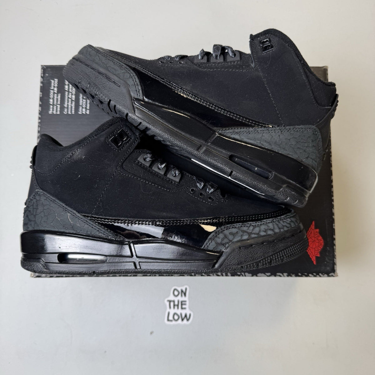 Air Jordan 3 Retro GS Black Cat 2025 | DM0967-001 | NEW NO LID | Size 5Y / 6.5W