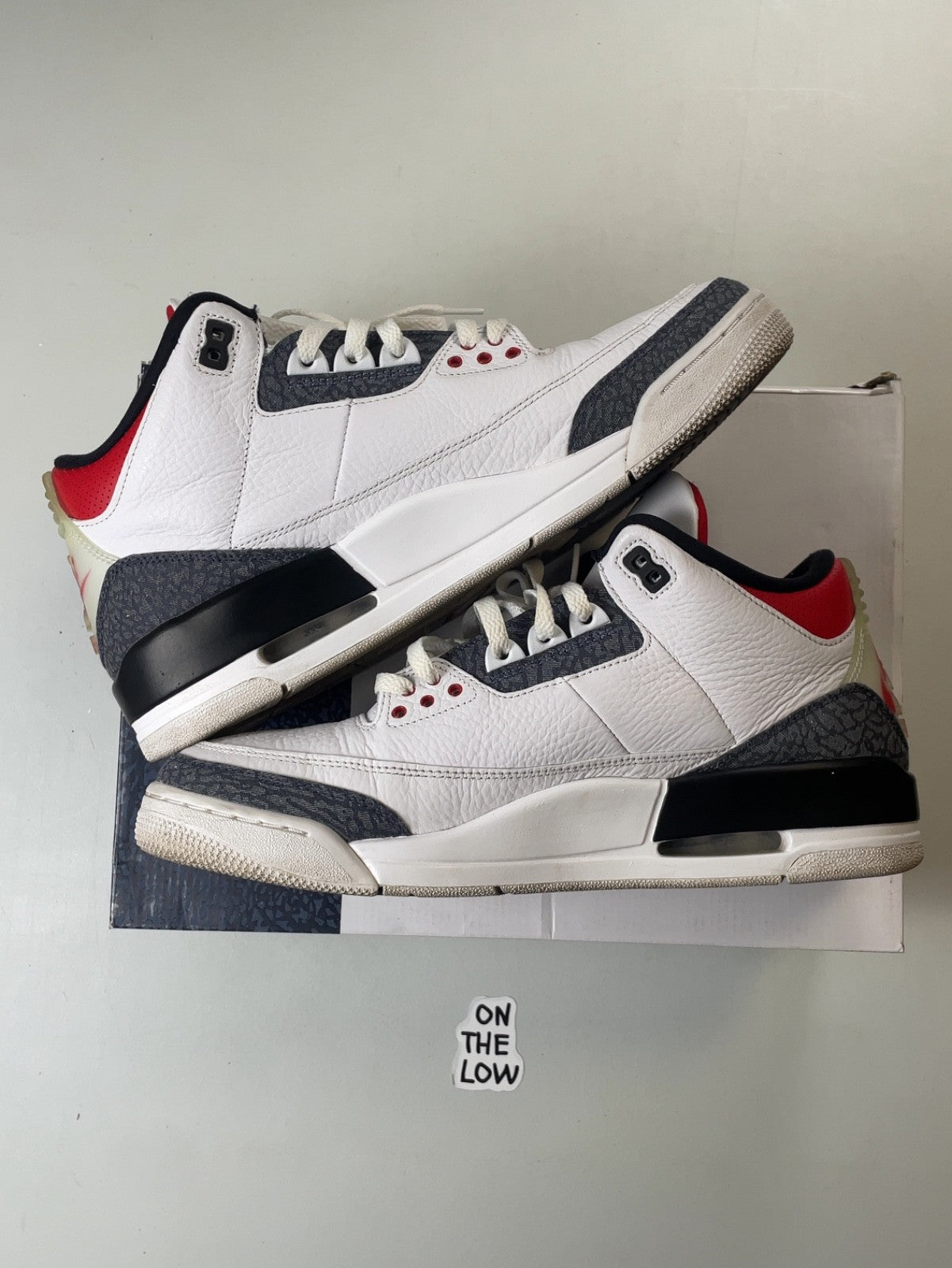 Air Jordan 3 Retro SE Fire Red Denim (2020) | CZ6431-100 | Size 12 Men's US