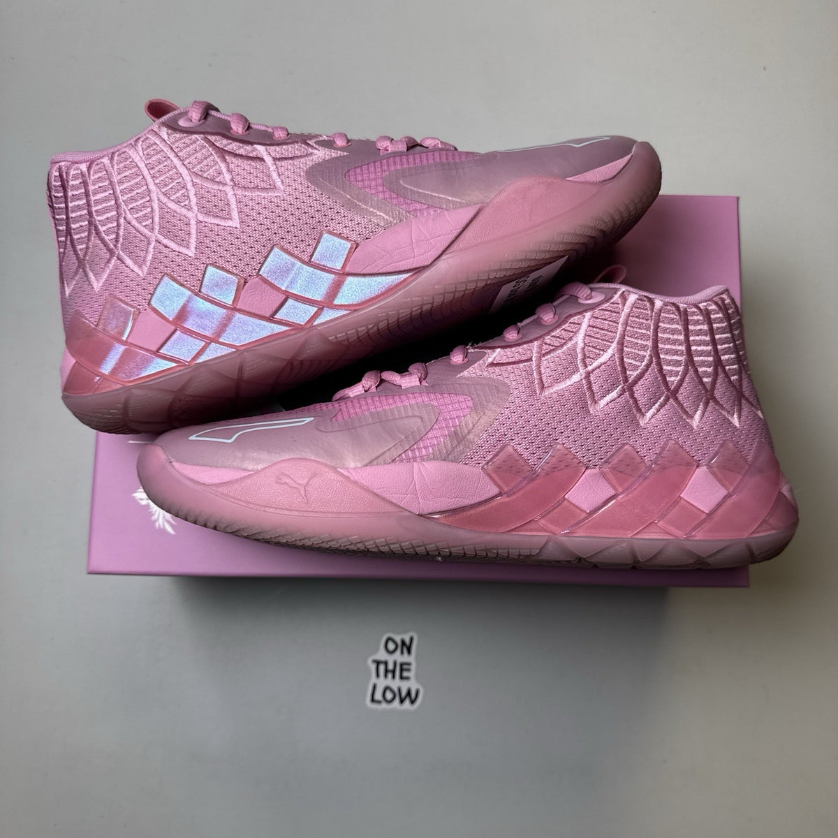 Puma x Lamelo MB.01 Iridescent Lilac Aqua Pink |309755-01 |  Size 9 Mens US