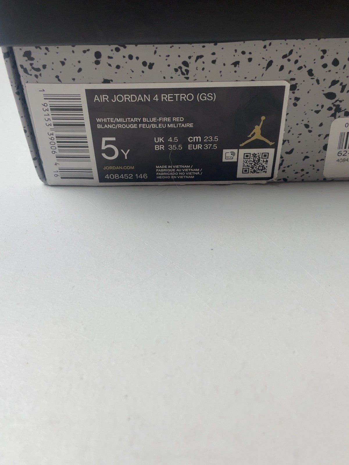 Air Jordan 4 Retro What The (GS) | 408452-146 | Size 5Y / 6.5W