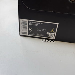 Nike Air Jordan 1 Low Black Summit White | 553558-043 | NEW | Size 8 Mens