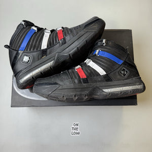 NEW Zoom Lebron III QS Black/Metallic Silver | DO9354-001 | Size 9 mens
