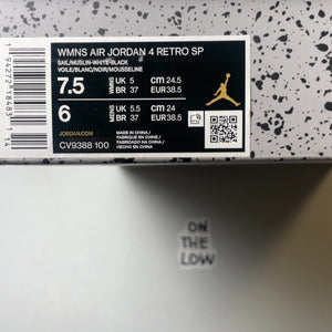 Air Jordan 4 Retro Off-White Sail (Women's) | CV9388-100 | Size 7.5W / 6M
