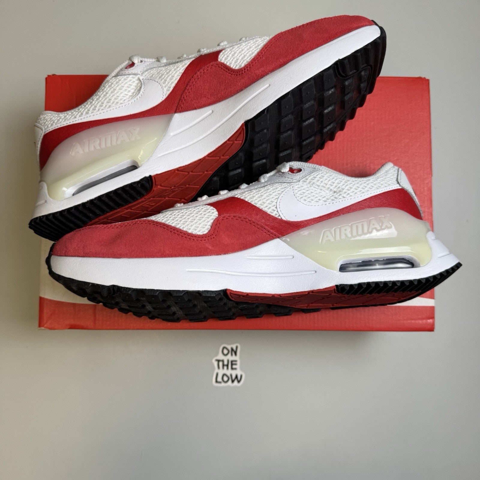 Nike Air Max SYSTM White University Red | DM9537-104 | NEW | Size 10.5 Mens