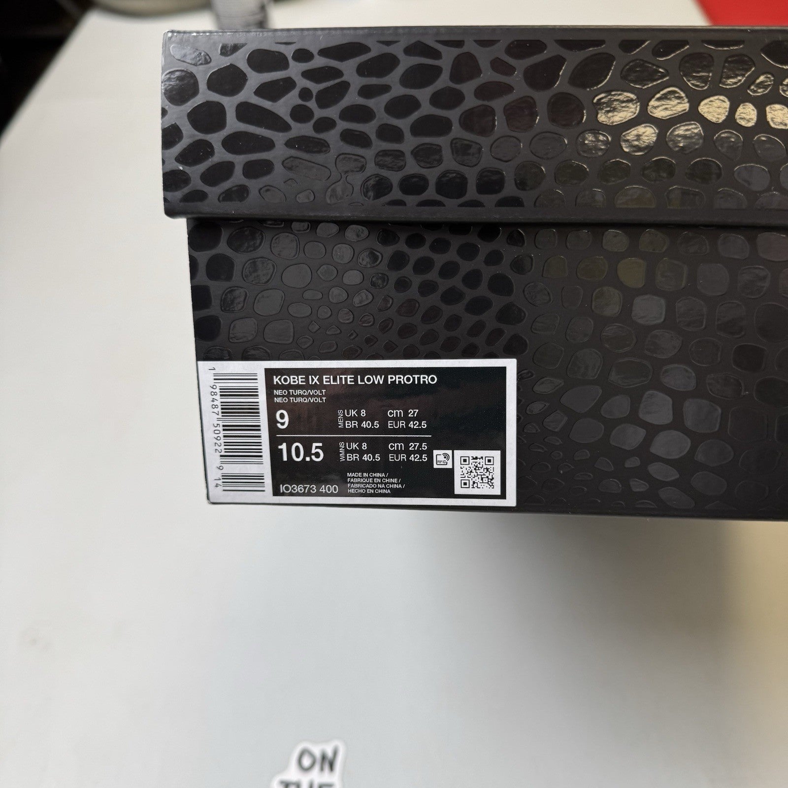 Men’s Kobe 9 Elite Low Protro Perspective |  IO3673-400 | NEW | Size 9 Mens US