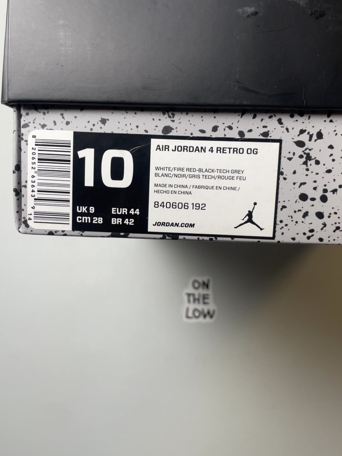 Air Jordan 4 Retro White Cement (2016) | 840606-192 | Size 10 Men's US