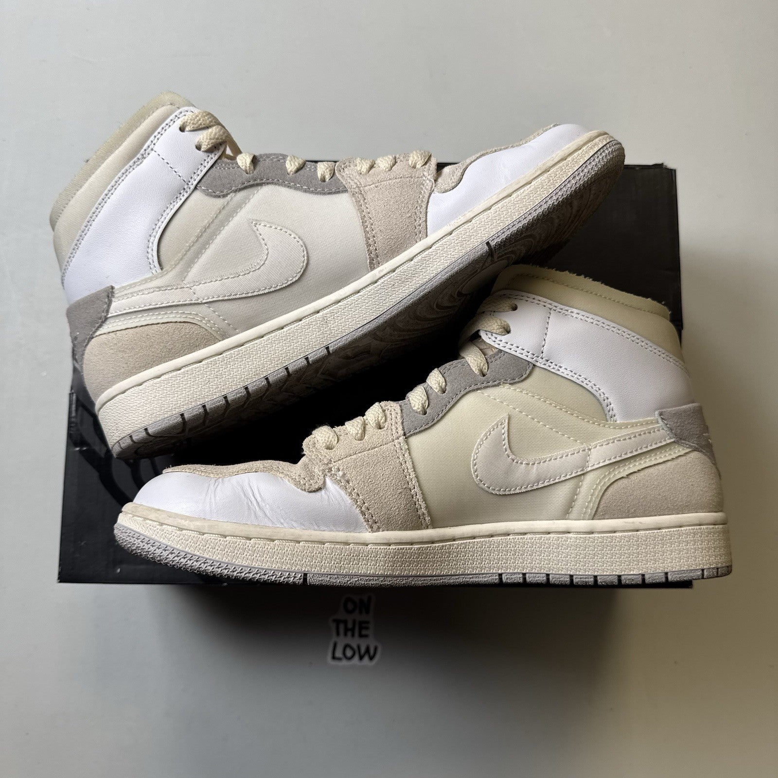 Jordan 1 Mid SE Craft Inside Out White | DM9652-100 | Size 8.5 Mens US