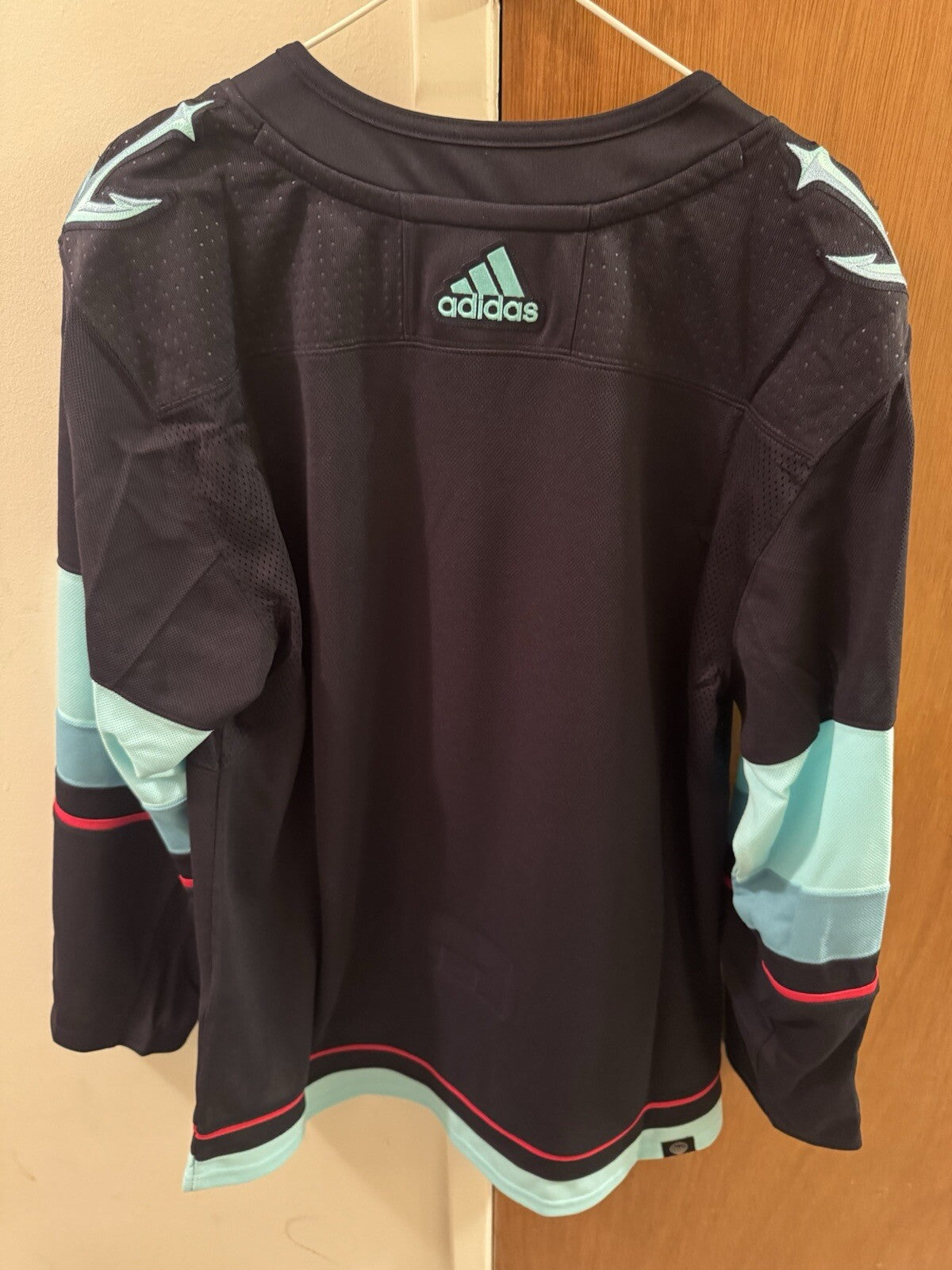 Adidas Men's Seattle Kraken Navy Blue Home Authentic Jersey GT5562 NWT | size 50