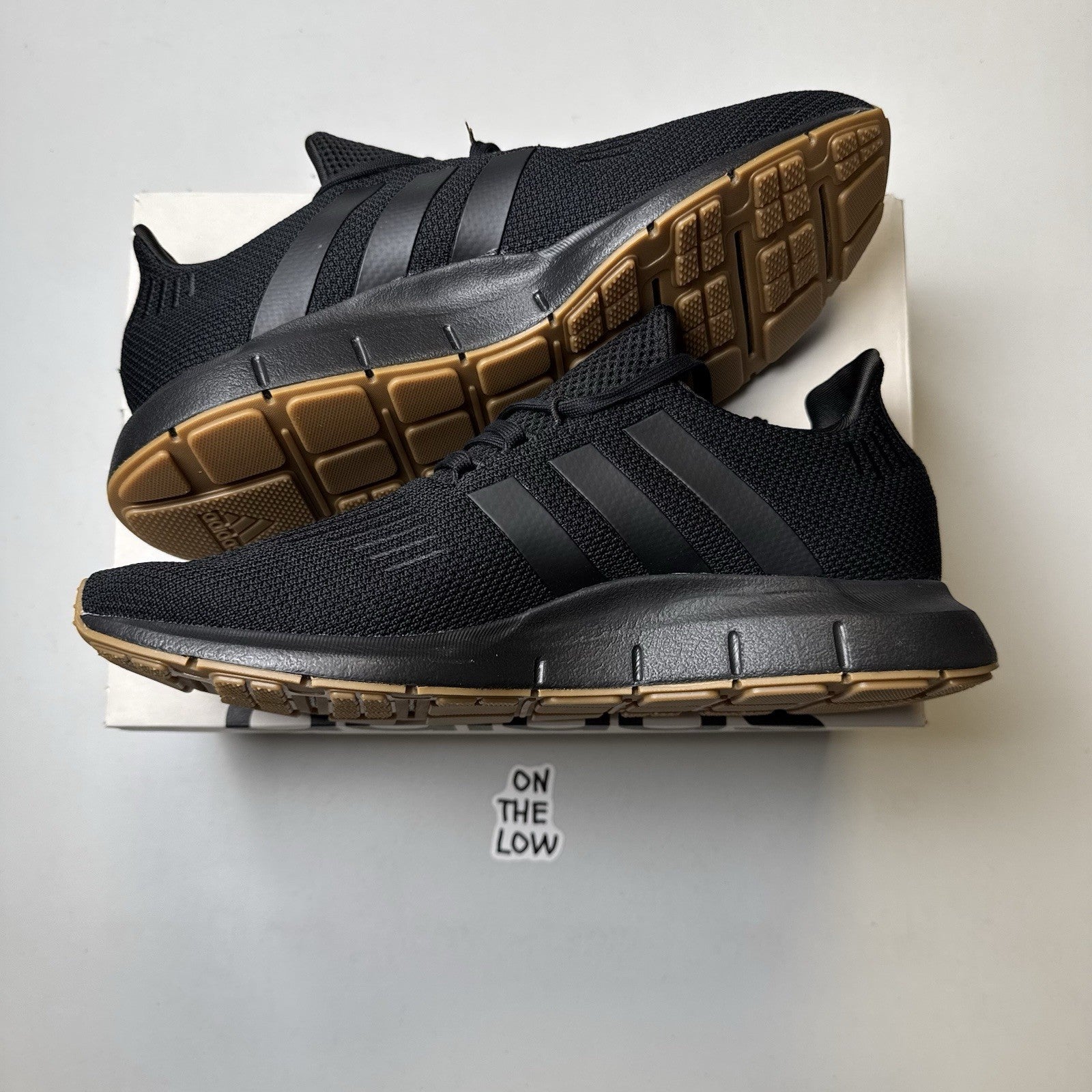 adidas Originals Swift Run 1.0 Shoes  Black/Gum | IE7476 | NEW | Size 11 Mens US