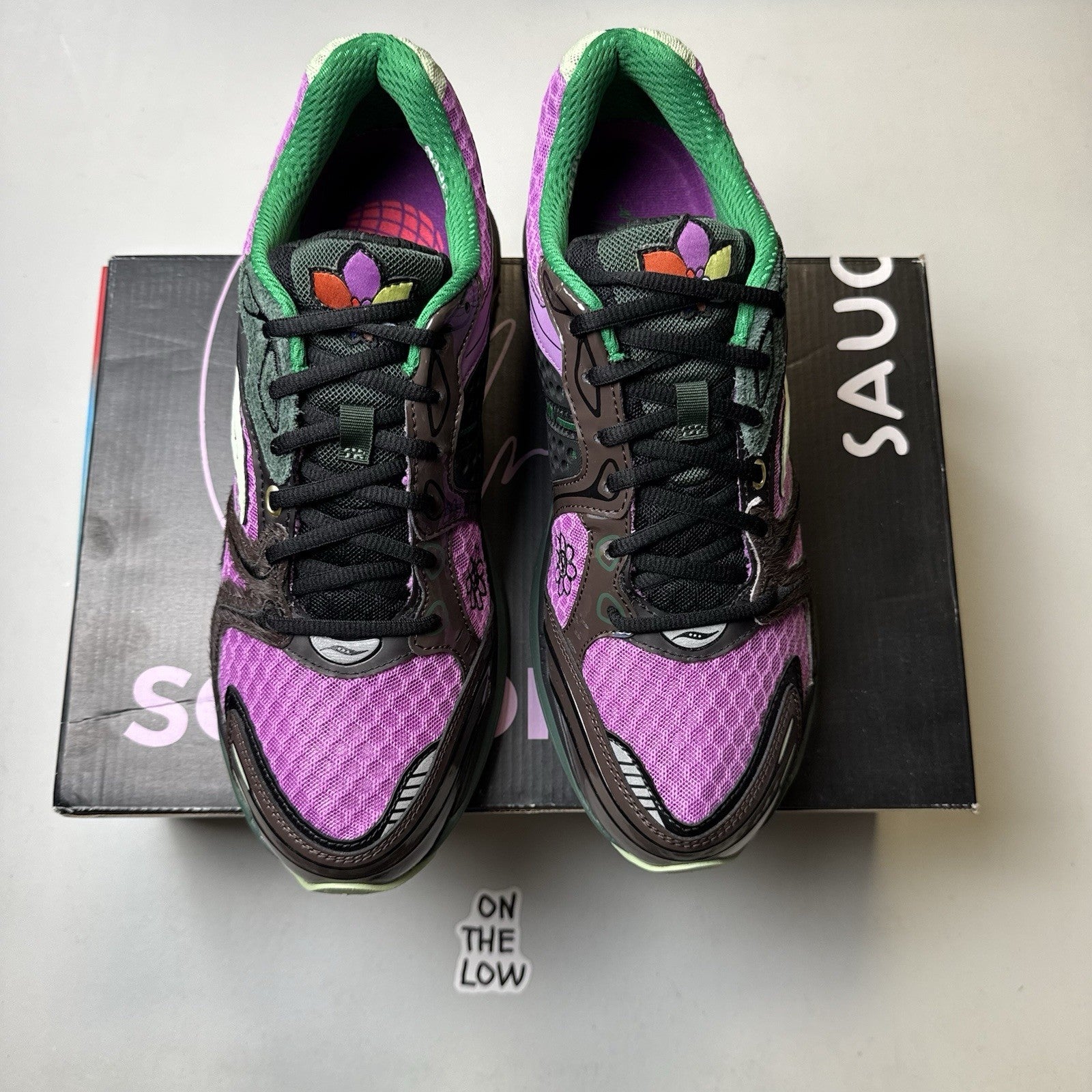 Saucony ProGrid Triumph 4 Jae Tips Flowers Uptown Perilla | S70966-3 | Size 10