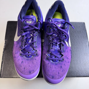 Nike Kobe VIII 8 Playoffs Purple Platinum | 555035-500 | Size 8 Mens US