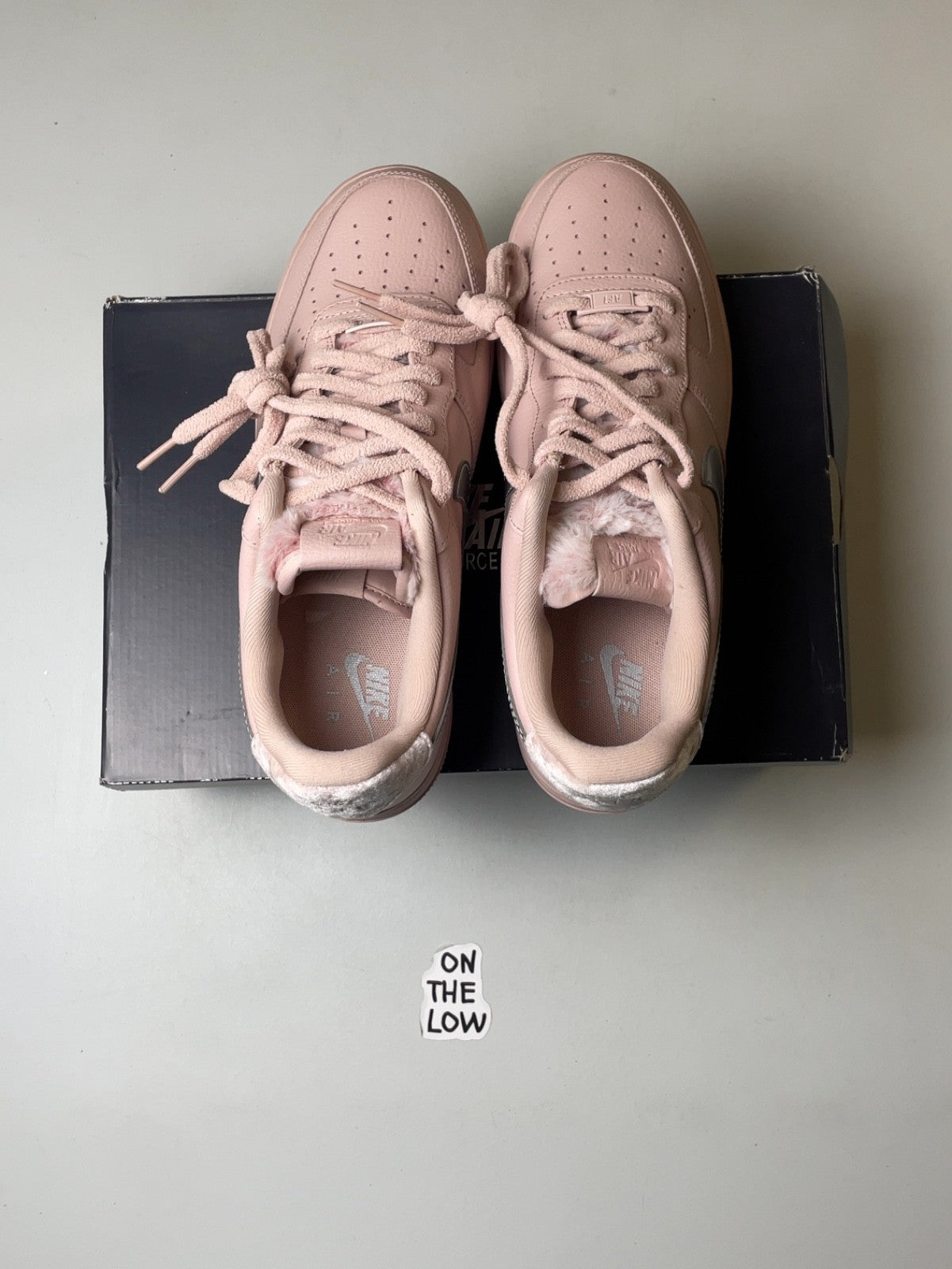 Nike Air Force 1 Low Faux Sherpa Fur (Women's) | D06724-601 | Size 11.5W / 10M