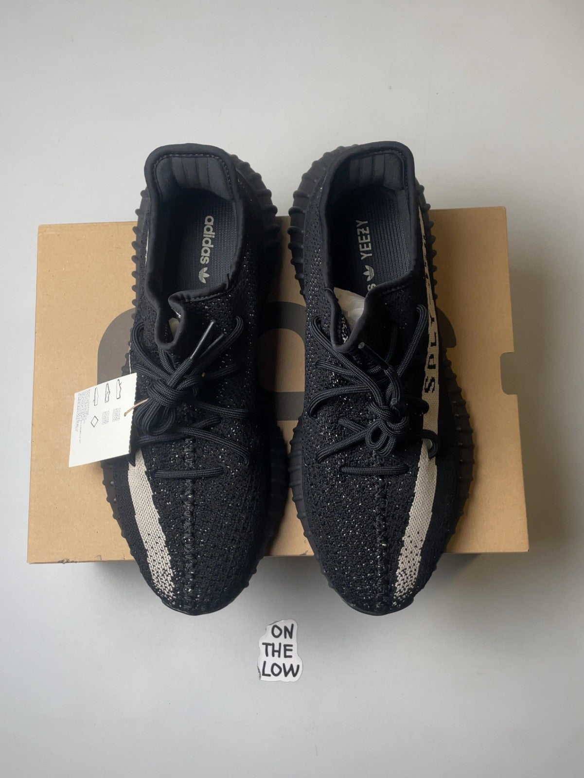 Adidas Yeezy Boost 350 V2 Core Black White | BY1604 | Size 10.5 Men's US