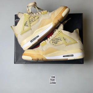 Air Jordan 4 Retro Off-White Sail (Women's) | CV9388-100 | Size 7W / 5.5M