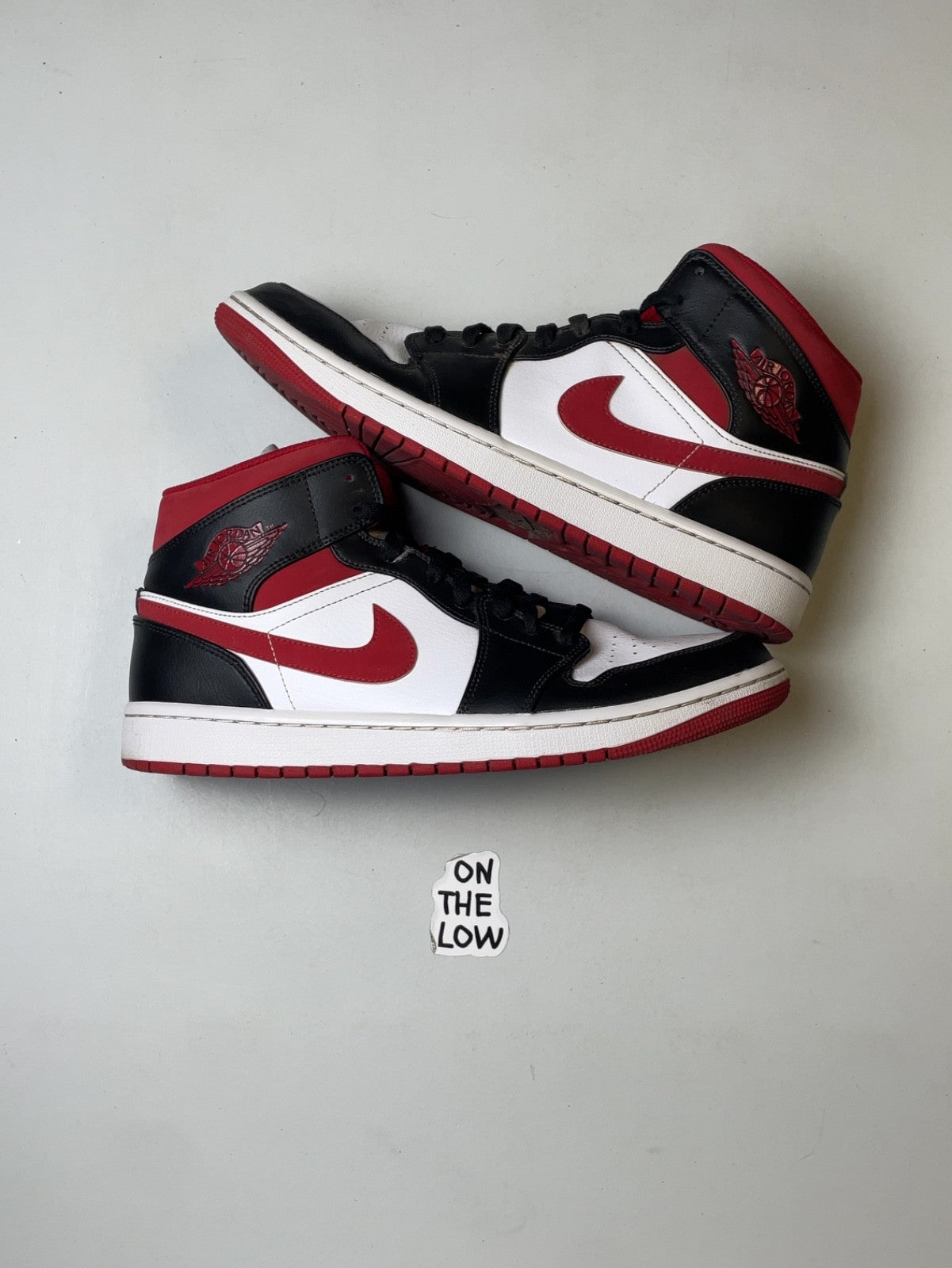 Air Jordan 1 Mid Gym Red Black White | 554724-122 | Size 10.5 Men's US