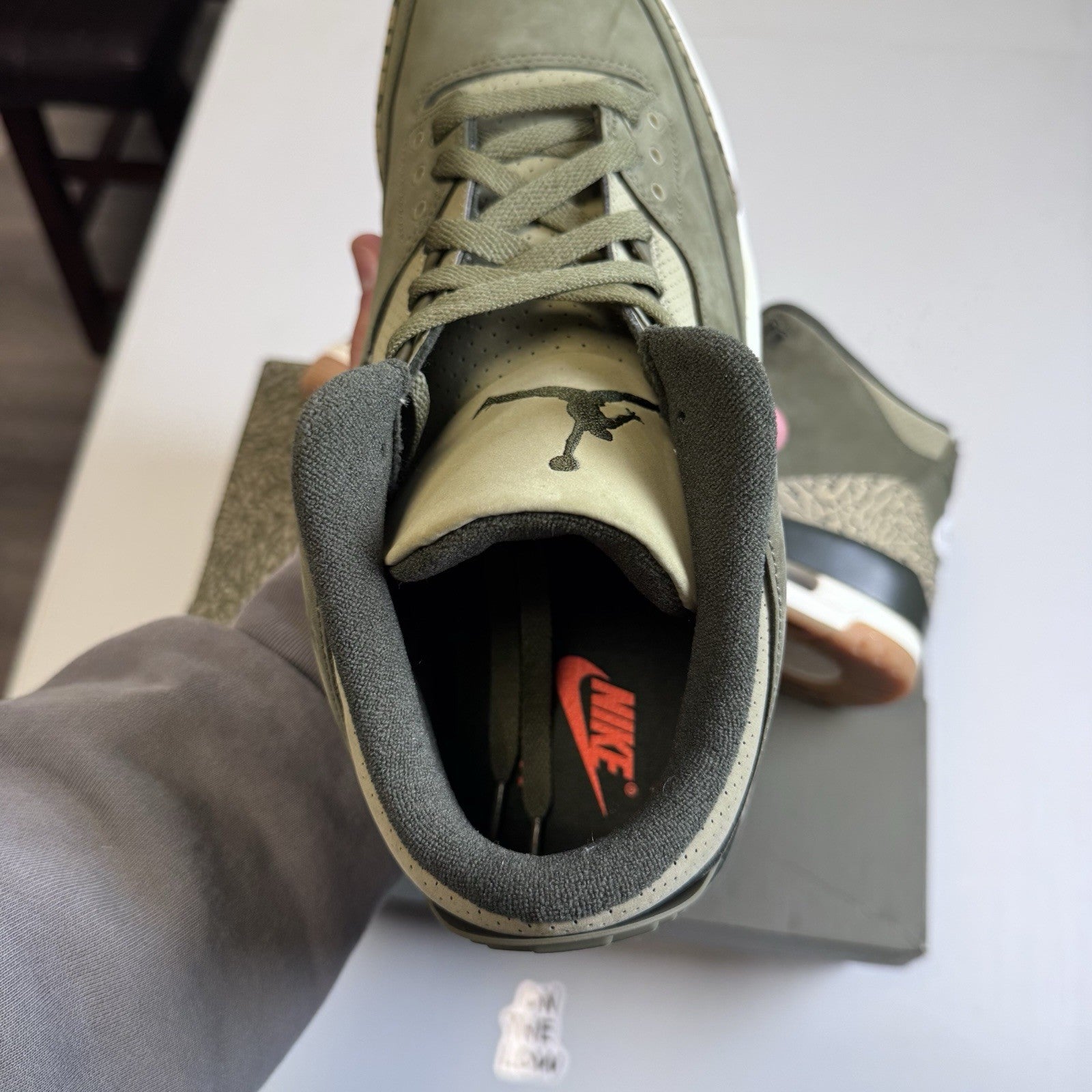 Nike Air Jordan 3 Retro Family Affair Olive Green | DN3707-202 | size 13 mens