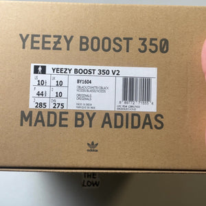 Adidas Yeezy Boost 350 V2 Core Black White | BY1604 | Size 10.5 Men's US