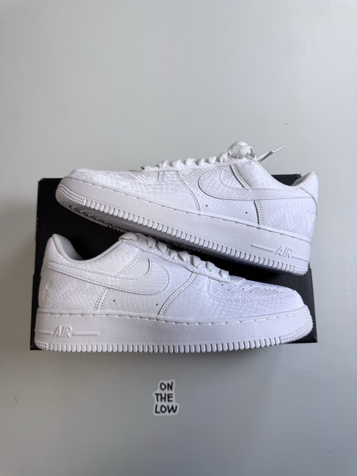 Nike Air Force 1 Low Kobe Bryant Forever White IB0018-100 | NEW |  Size 8/12