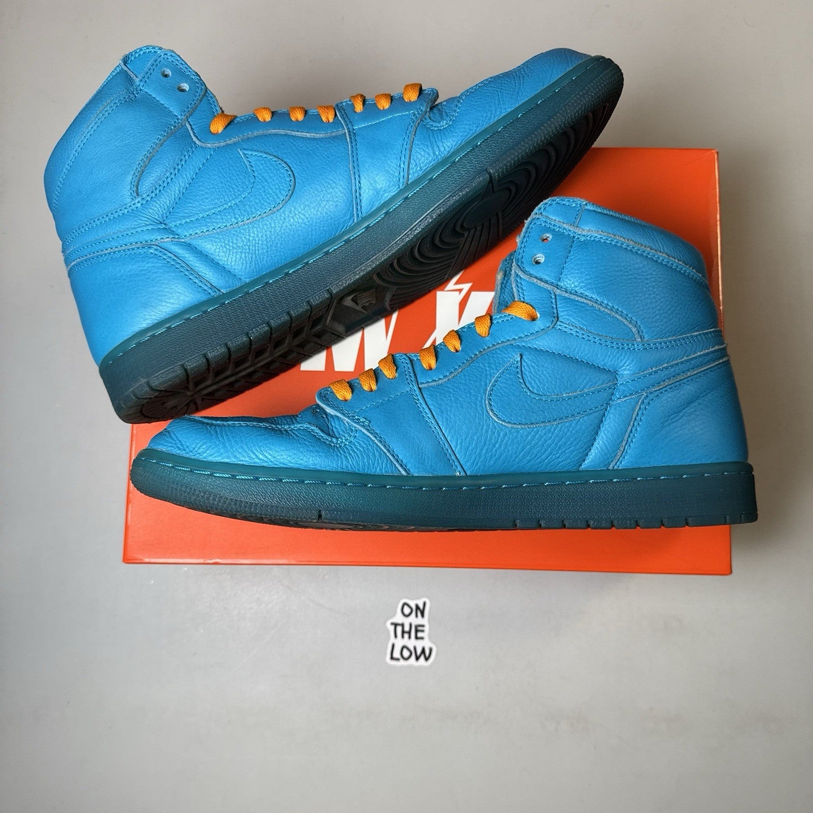 Jordan 1 Retro High Gatorade Blue Lagoon | AJ5997-455 | Size 13 mens