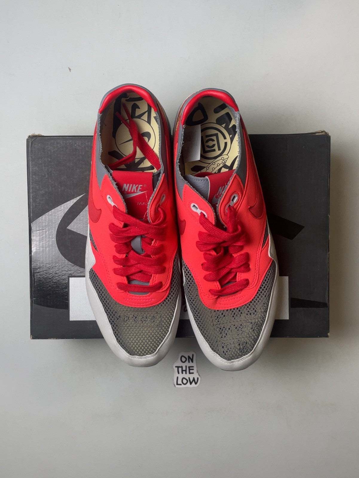 Nike Air Max 1 CLOT Kiss of Death Solar Red | DD1870-600 | Size 10.5 M US *MINT*