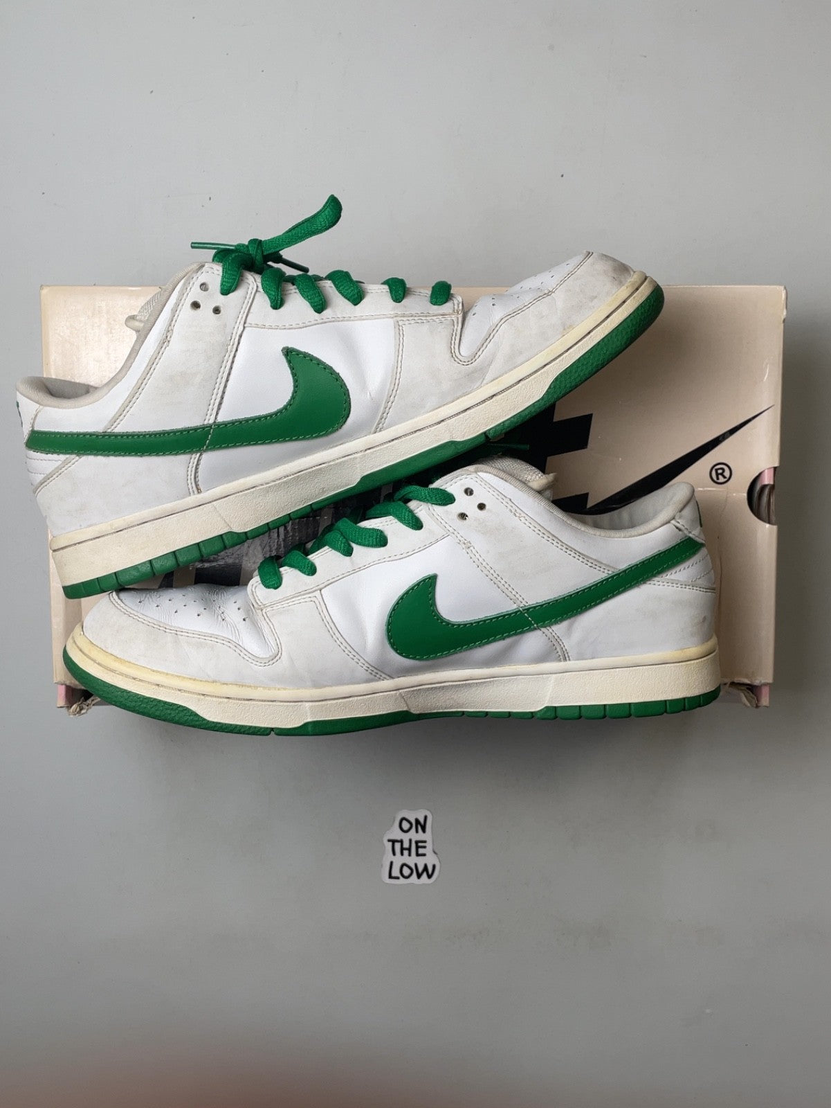 Nike Dunk Low Pro SB White Classic Green | 304292-133 | Size 12 Men's US