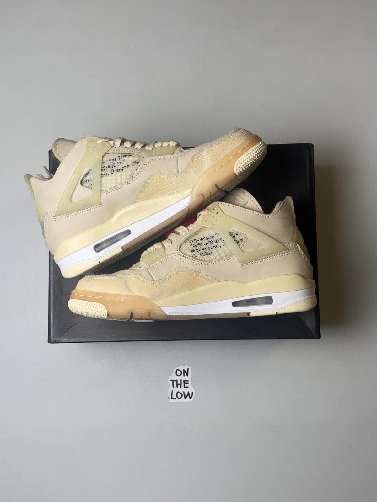Air Jordan 4 Retro Off-White Sail (Women's) | CV9388-100 | Size 7.5W / 6M