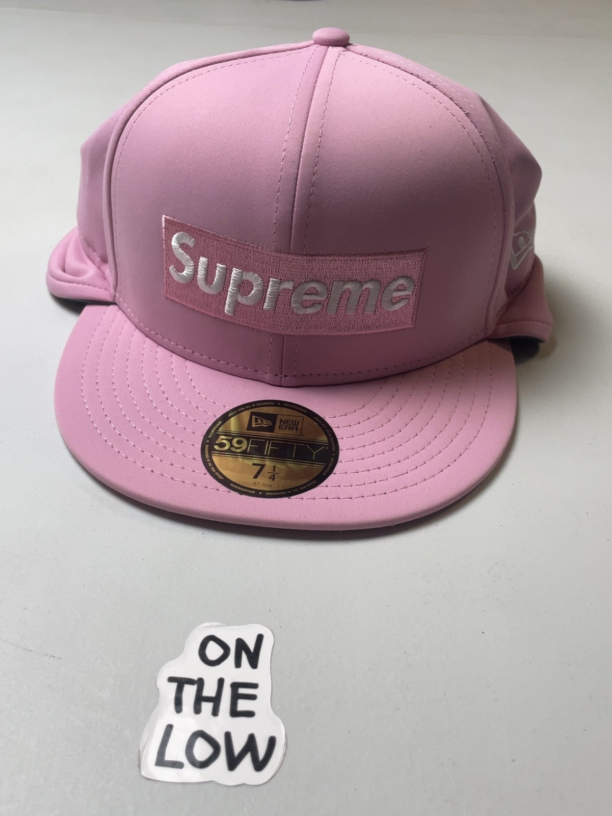Supreme Champions Box Logo New Era Pink Baseball Cap