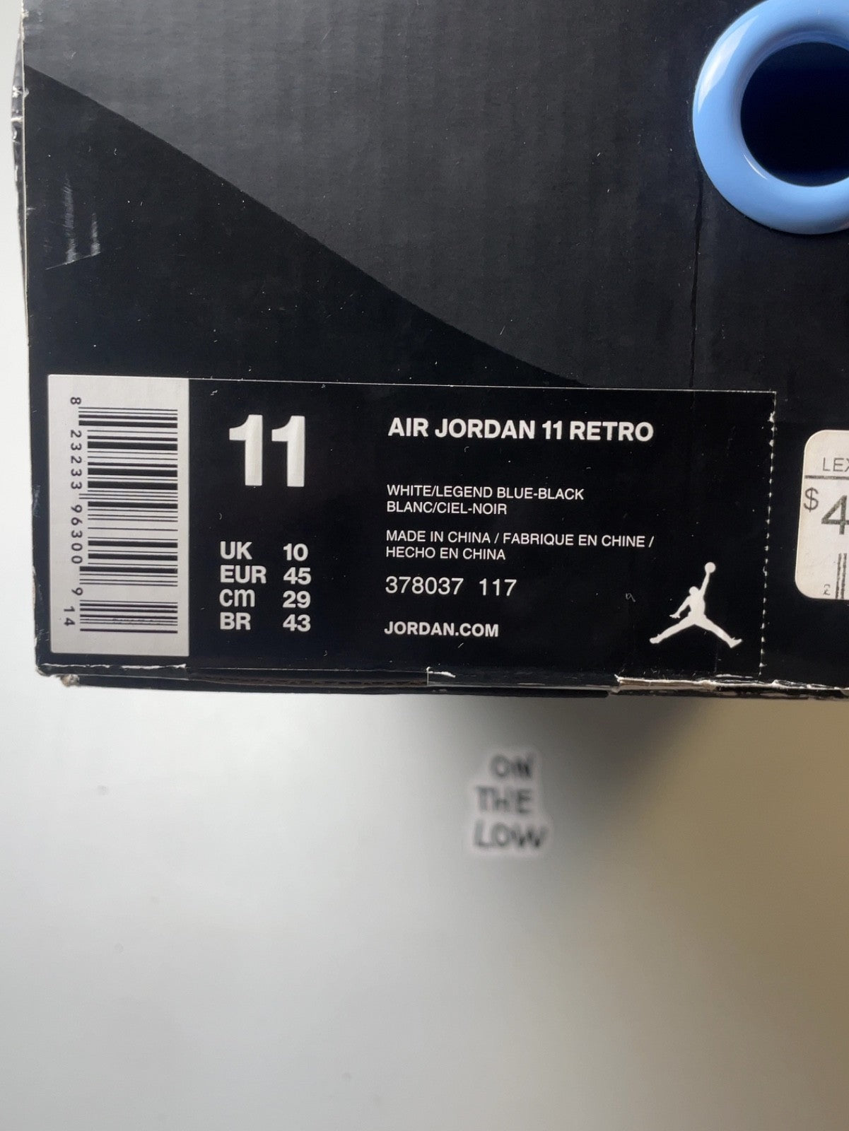 Air Jordan 11 Retro Legend Blue (2014) | 378037-117 | Size 11 Men's US