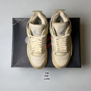 Air Jordan 4 Retro Off-White Sail (Women's) | CV9388-100 | Size 5.5W / 4M
