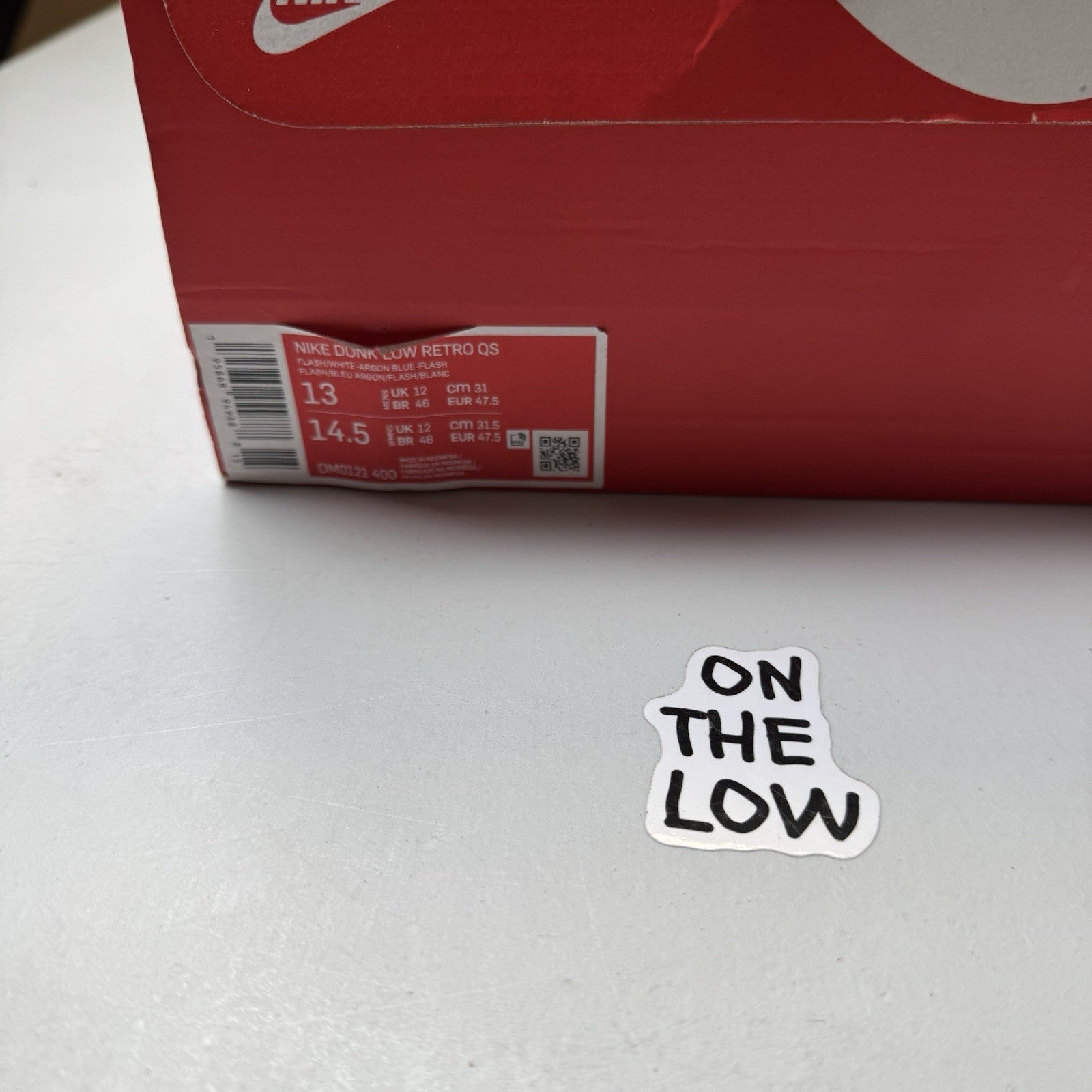 Nike Dunk Low Argon | DM0121-400 | Size 13 Mens US