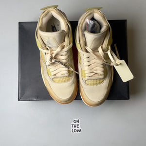 Air Jordan 4 Retro Off-White Sail (Women's) | CV9388-100 | Size 7W / 5.5M