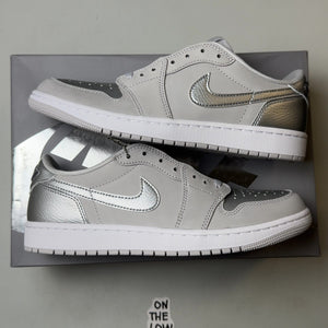 Air Jordan 1 Low OG Metallic Silver | CZ0790-002 | Size 9.5 Men's US