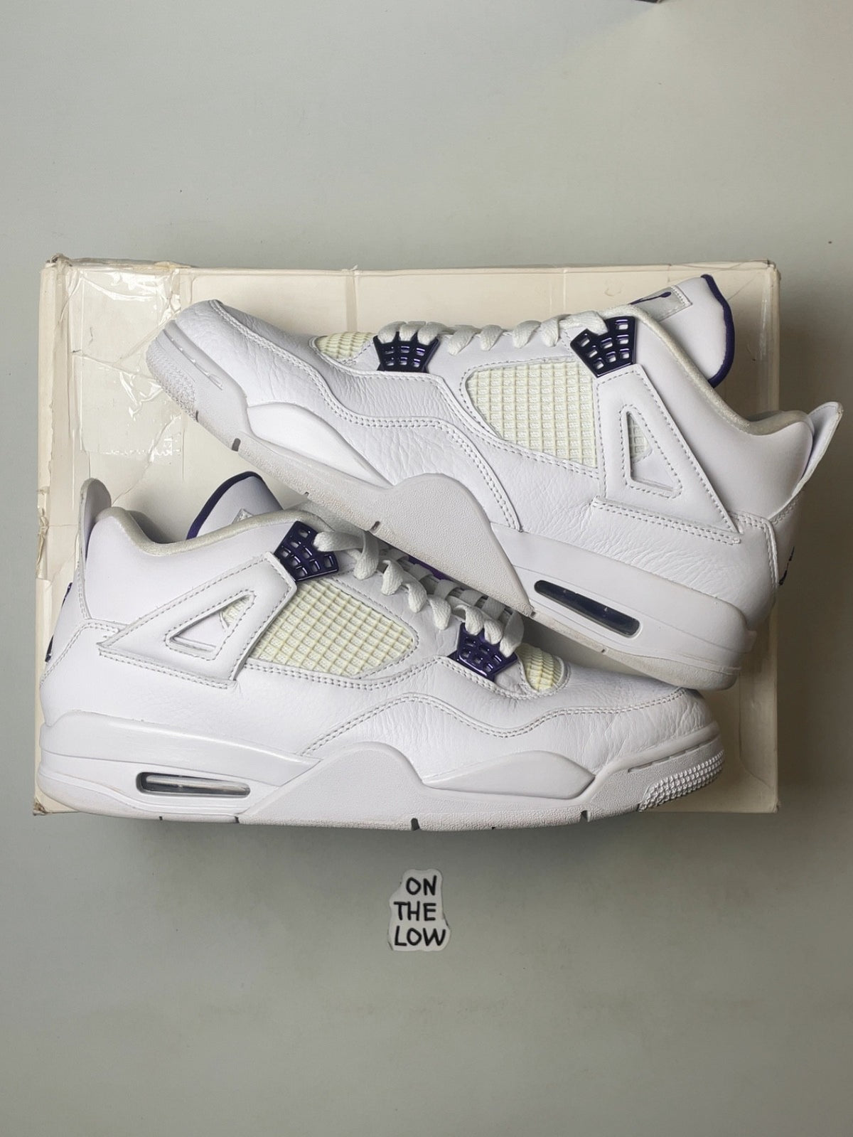 Air Jordan 4 Retro Mid Purple Metallic | CT8527-115 | Size 11.5 Men's US