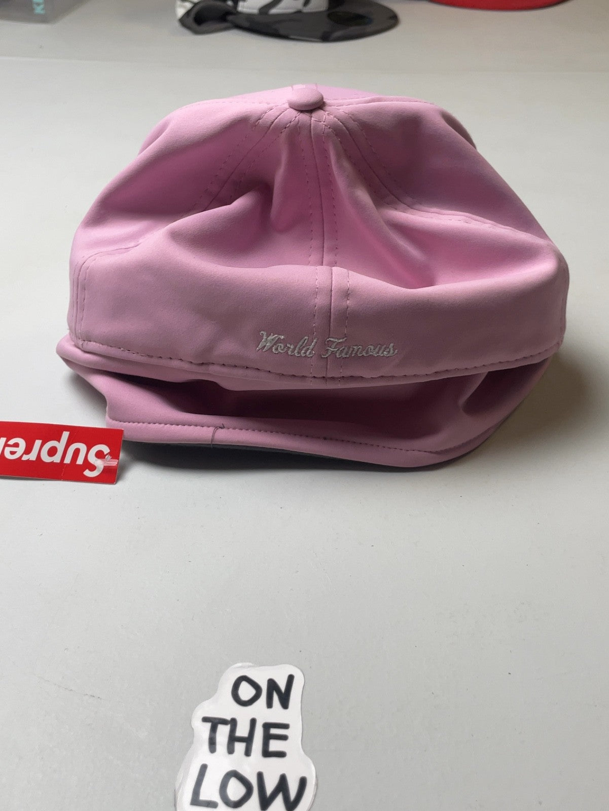 Supreme Champions Box Logo New Era Pink Baseball Cap