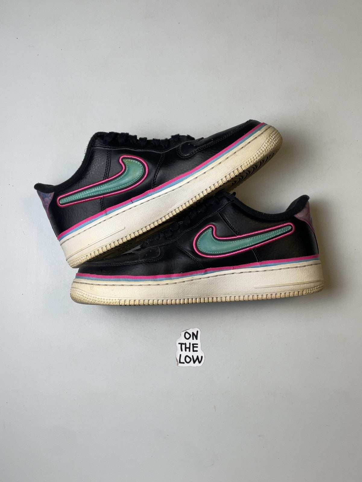 Nike Air Force 1 Low Sport NBA Blue Gale Laser Fuchsia | AJ7748-002 | Size 10.5M