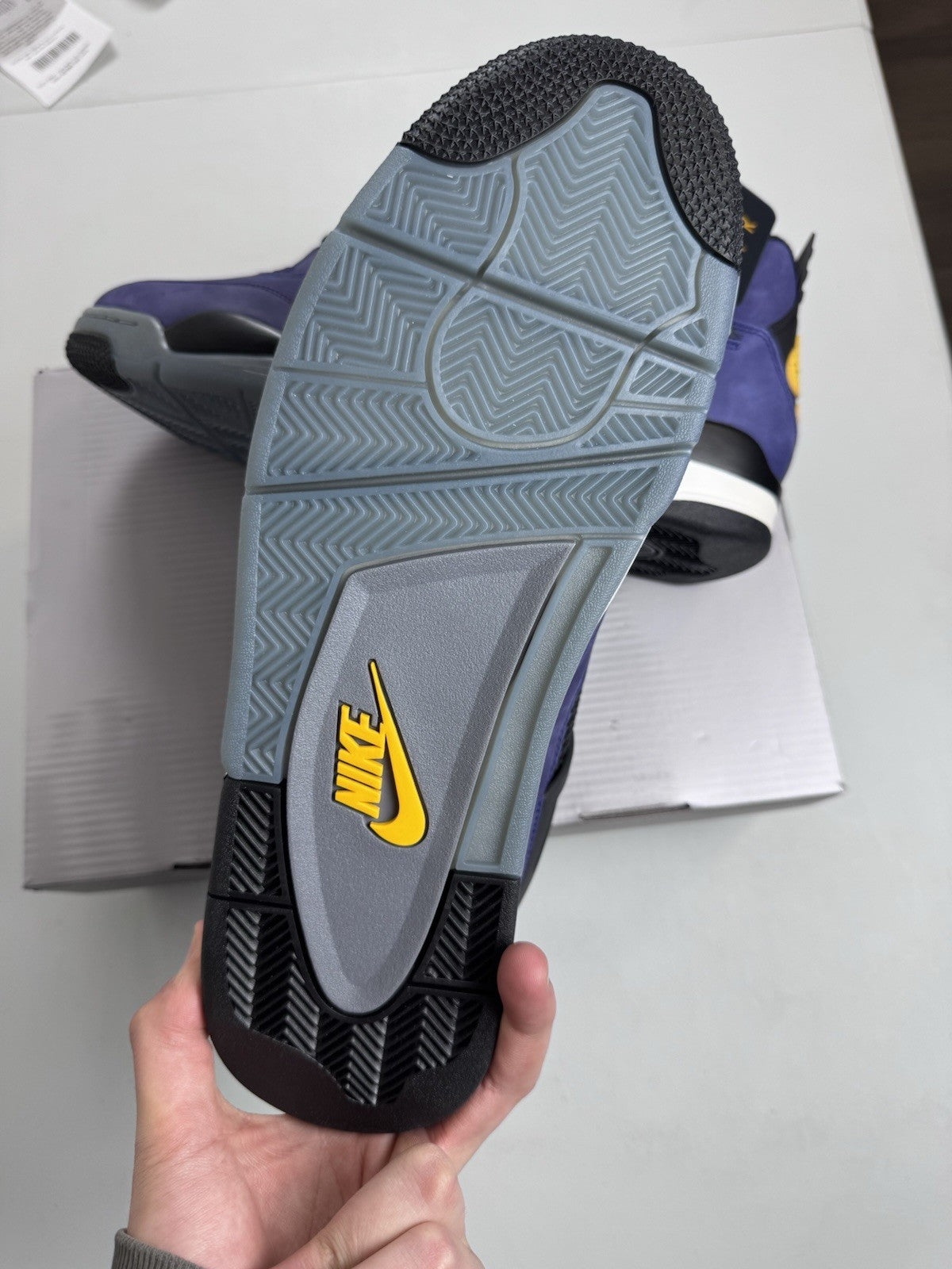 Nike Air Jordan 4 Retro Lakers Imperial Purple | FV5029-500 | NEW | size 7-15