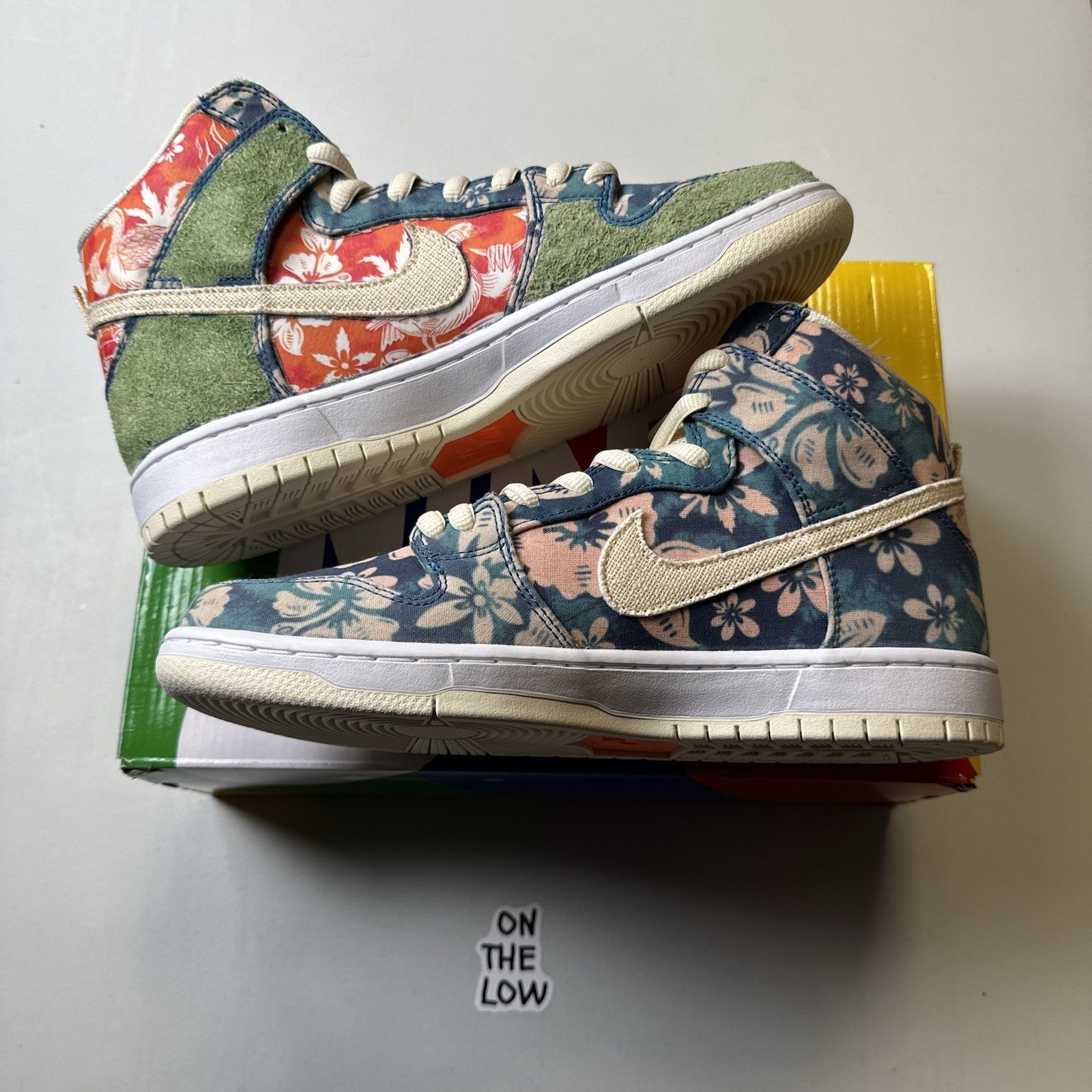 Nike Dunk SB High Maui Wowie Hawaii Floral Tear Away Brand New Rare | Size 9 US